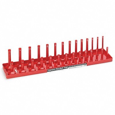 Socket Tray Red Plastic MPN:1201