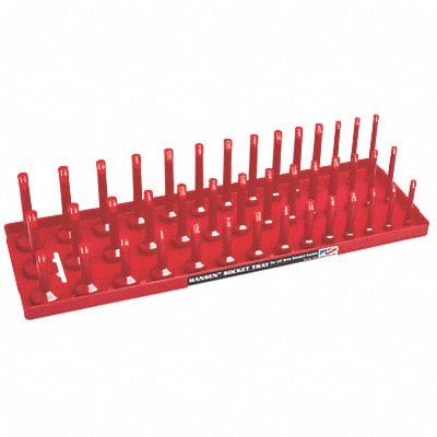 Socket Tray Red Plastic MPN:12013
