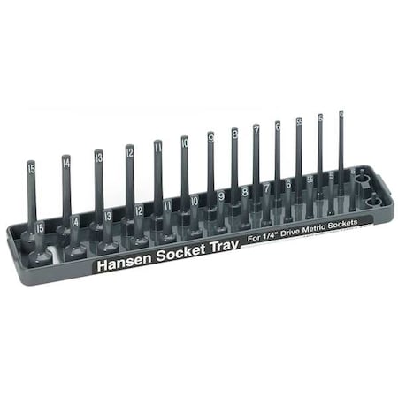Socket Tray with Plastic, 2 1/2 in H x 2 3/16 in W MPN:1402