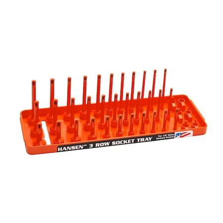 Fractional Three Row Socket Tray for 1/4