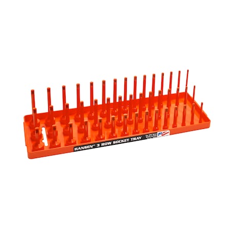 Metric Three Row Socket Tray for 3/8