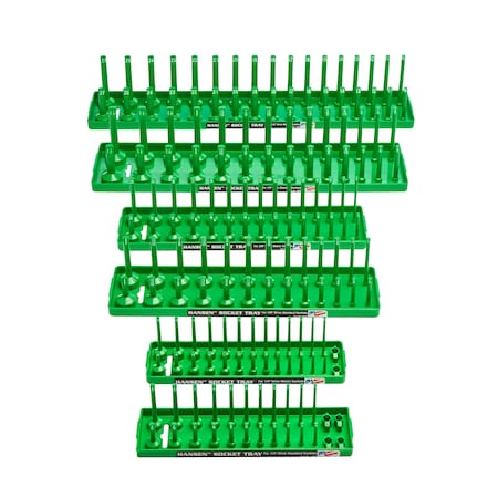 Metric and Fractional Socket Tray Set for 1/2