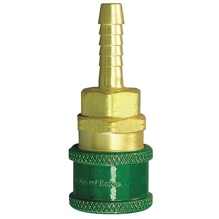 Coupler Body, Hose Barb, 1/4, Brass MPN:GR608