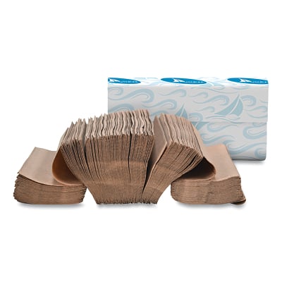Harbor Multifold Towel Brown 9.25