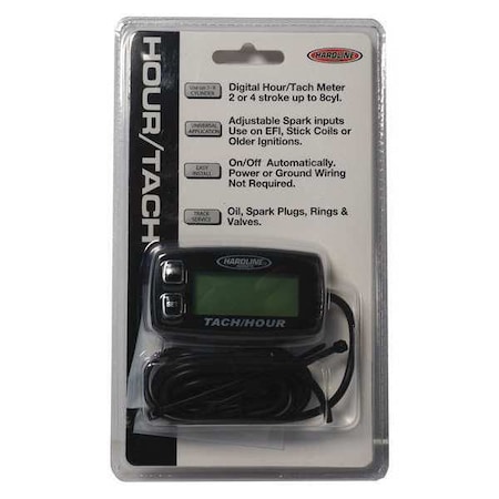 Hour/Tach Meter for Gas Engine, 8 Cyl MPN:HR-8062-2