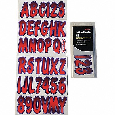 Number and Letter Combo Kit Red/Purple MPN:GREPUG200