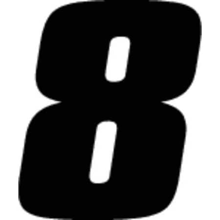 Number Label, Vinyl, 7 in H, 5 in W, PK3 MPN:DB73B-8