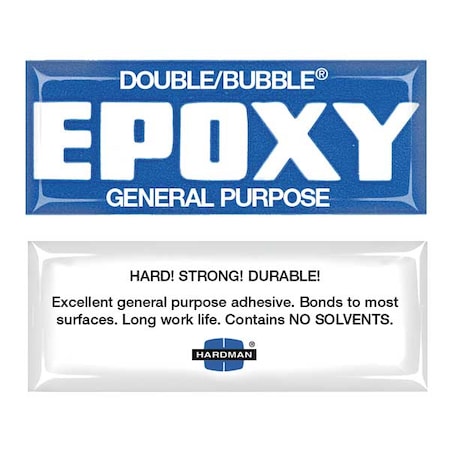 Epoxy Adhesive, Double/Bubble General Purpose Series, Clear, Dual-Cartridge, 10 PK, 1:01 Mix Ratio MPN:4005-BG10