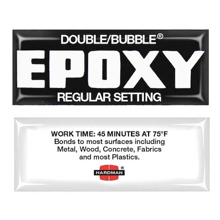 Contact Cement, Double/Bubble Regular Setting Series, Black, 5 oz, Tube, 10 PK, 1:01 Mix Ratio MPN:4006-BG10