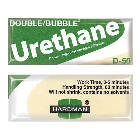 Urethane Adhesive, Double/Bubble D-50 Series, Clear, Packet, 10 PK, 1:01 Mix Ratio MPN:4022-BG10