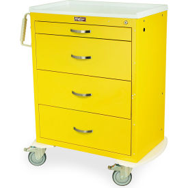 Harloff M-Series Tall Isolation Cart 4 Drawers 37-1/2