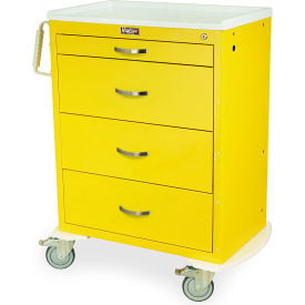 Harloff M-Series Tall Isolation Cart 4 Drawers 37-1/2