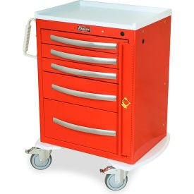 Harloff A-Series Lightweight Aluminium Crash Cart5 Drawers30