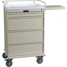 Harloff Value Line Punch-Card Medication Cart 360 Card Capacity Sand - VLT360PC VLT360PCSD