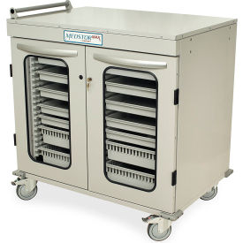Harloff Half Ht. Double Column Med-Storage CabinetKeyLock40-1/10