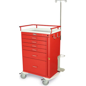Harloff Stainless Steel Eight Drawer Cast Cart Specialty Package Stainless Steel - 6025 6025