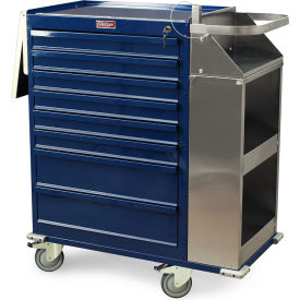 Harloff Cast Cart Eight Aluminum Drawers Specialty Package Key Lock Sand - 6035K 6035KSD