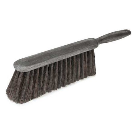 Counter Brush, Horsehair Blend, Wood, 14 in, Natural, Plastic MPN:750