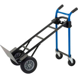 Harper™ DTC8635P 4-in-1 Convertible Heavy Duty Hand Truck - Solid Rubber Wheels - 900 Lb. Cap DTC8635P