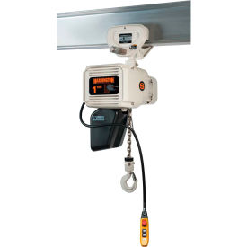 Harrington NERP005LD-FG-10 NER Food Grade Hoist with Push Trolley 1/2 Ton Capacity 208V NERP005LD-FG-10-208V