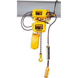 Harrington SNERM005L-L-15 SNER Electric Hoist w/ Motor Trolley- 1/2 Ton 15' Lift 7 ft/min 230V SNERM005L-L-15-230V