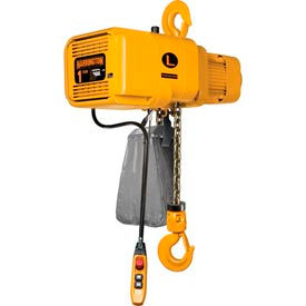 NER Dual Speed Electric Chain Hoist - 1/2 Ton 20' Lift 15/2.5 ft/min 460V NER005LD-20-460V