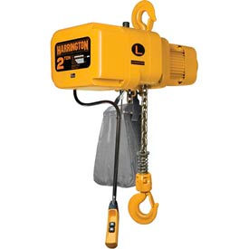 NER Electric Chain Hoist w/ Hook Suspension - 3 Ton 15' Lift 17 ft/min 460V NER030C-15-460V