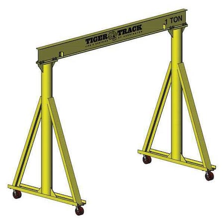 Portable Gantry Crane, 2000 lb., Steel MPN:511-2000-11-10