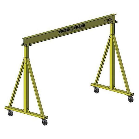 Portable Gantry Crane, 2000 lb., Aluminum MPN:582-2000-11-10