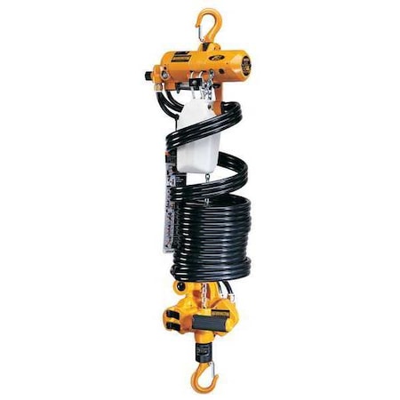 Air Chain Hoist, 250 lb. Cap., 6.5 ft. Lft MPN:AH250M-6.5
