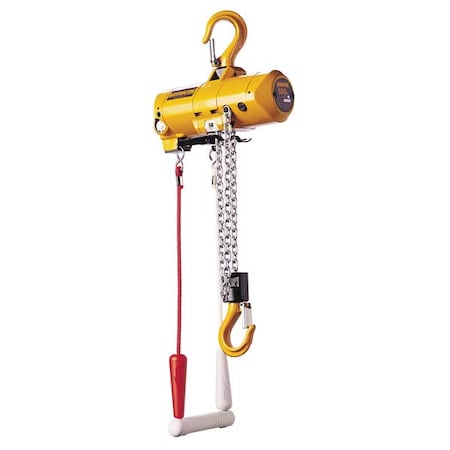 Air Chain Hoist, 500 lb. Cap., 20 ft. Lift MPN:AH500C-20