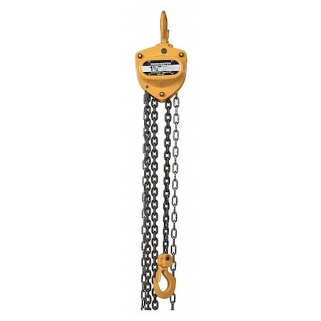 Manual Chain Hoist, 10 ft.Lift MPN:CB015-10