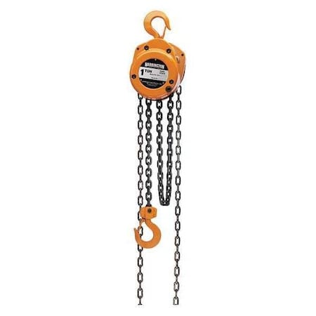 Manual Chain Hoist, 2000 lb., Lift 20 ft. MPN:CF010-20