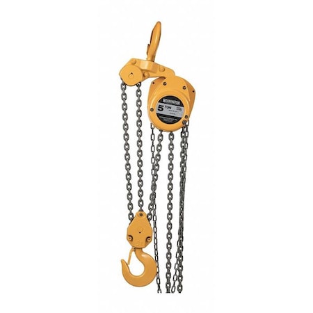 Manual Chain Hoist, 10000 lb., Lift 15 ft. MPN:CF050-15