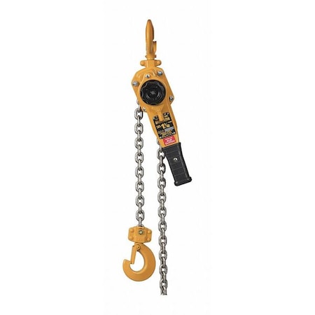 Lever Chain Hoist, 3, 000 lb Load Capacity, 5 ft Hoist Lift, 1 in Hook Opening MPN:LB015-5-SC-SYH