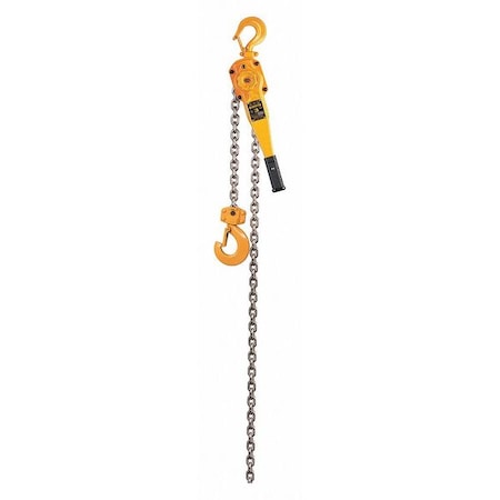 Lever Chain Hoist, 6, 000 lb Load Capacity, 10 ft Hoist Lift, 1 5/16 in Hook Opening MPN:LB030-10-SYH