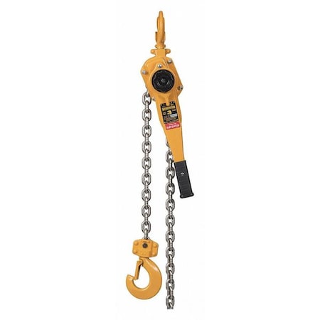 Lever Chain Hoist, 6, 000 lb Load Capacity, 15 ft Hoist Lift, 1 5/16 in Hook Opening MPN:LB030-15-SC-SYH
