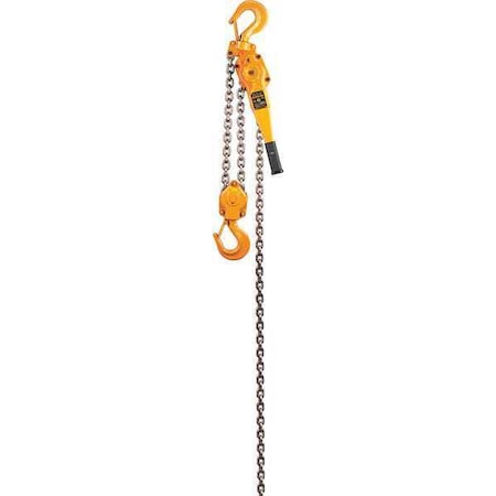 Lever Chain Hoist, 12, 000 lb Load Capacity, 15 ft Hoist Lift, 1 31/32 in Hook Opening MPN:LB060-15