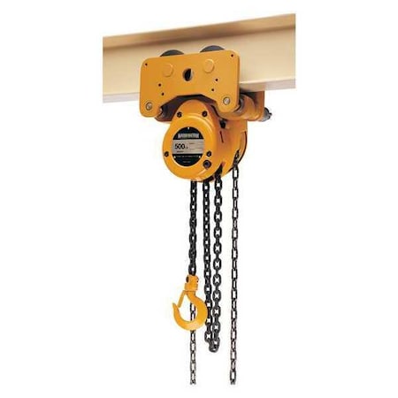 Hoist/Trolley, 500lb, 10ft Lift MPN:NTH003-10
