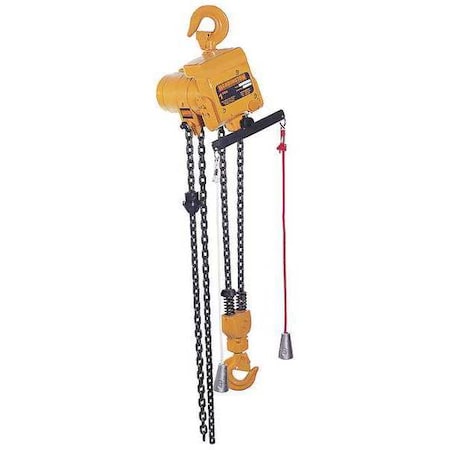 Air Chain Hoist, 2000 lb. Cap., 10 ft. Lft MPN:TCR1000C-10