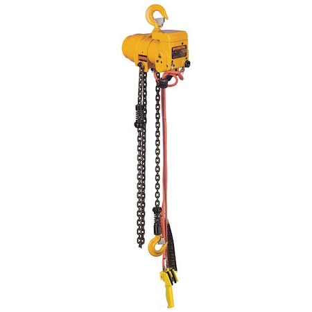 Air Chain Hoist, 4000 lb. Cap., 20 ft. Lft MPN:TCR2000P2-20