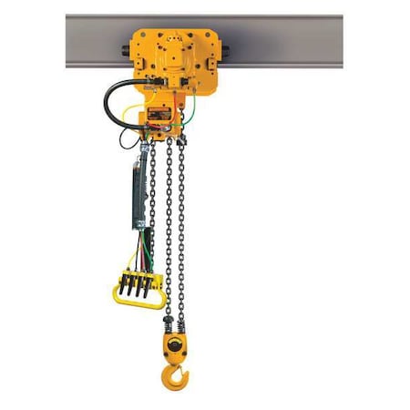 Air Chain Hoist, Powered Trolley, 1000 lb. MPN:TCRM500P-10