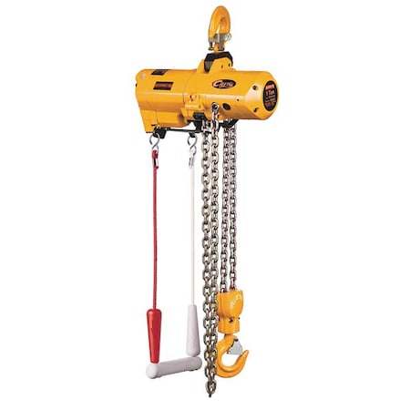 Air Chain Hoist, 2000 lb. Cap., 10 ft. Lft MPN:TCS1000C2-10