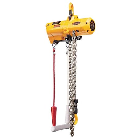 Air Chain Hoist, 500 lb. Cap., 20 ft. Lift MPN:TCS250C-20