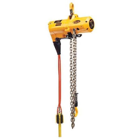Air Chain Hoist, 500 lb. Cap., 15 ft. Lift MPN:TCS250P-15