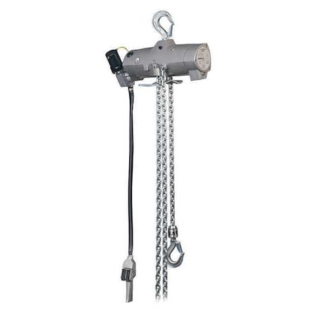 Air Chain Hoist, Pull Cord, 2000 lb., 20 ft MPN:TCW1000C2-20