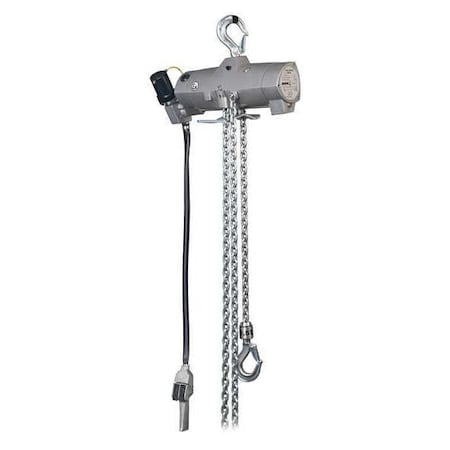 Air Chain Hoist, Pendant, 1000 lb., 15 ft. MPN:TCW500P-15