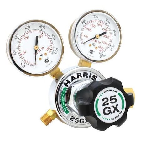 Gas Regulator, Acetylene, Single Stage, 0.825