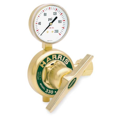 Gas Regulator, Carbon Dioxide, Single Stage, 0.825
