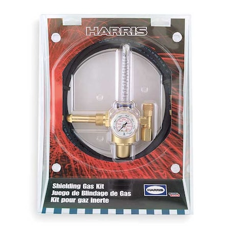 Flowmeter Regulator and Hose Kit, Argon, Single Stage, 0.965